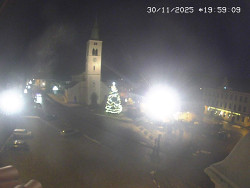 Náměstí, koste sv. Markéty