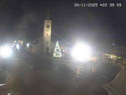 Náměstí, koste sv. Markéty