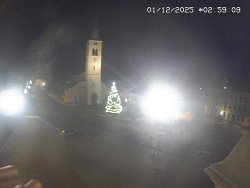 Náměstí, koste sv. Markéty