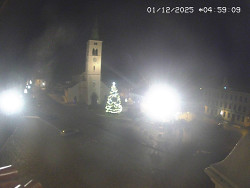 Náměstí, koste sv. Markéty