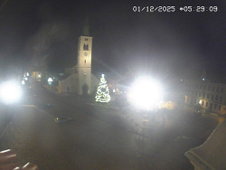 Náměstí, koste sv. Markéty