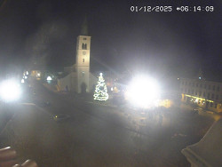 Náměstí, koste sv. Markéty