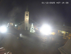 Náměstí, koste sv. Markéty