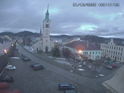 Náměstí, koste sv. Markéty