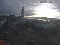 Náměstí, koste sv. Markéty