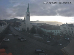 Náměstí, koste sv. Markéty