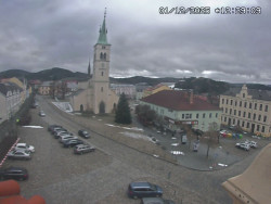 Náměstí, koste sv. Markéty