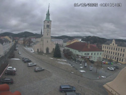 Náměstí, koste sv. Markéty