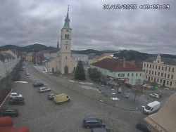 Náměstí, koste sv. Markéty