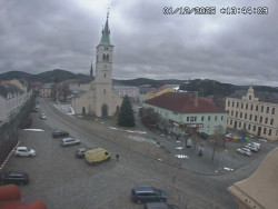 Náměstí, koste sv. Markéty