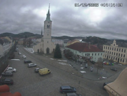 Náměstí, koste sv. Markéty