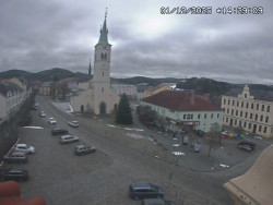 Náměstí, koste sv. Markéty