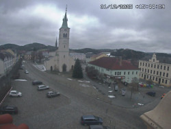 Náměstí, koste sv. Markéty