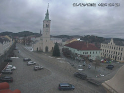 Náměstí, koste sv. Markéty