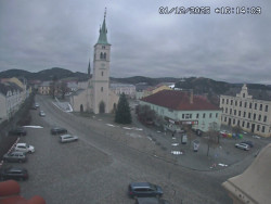 Náměstí, koste sv. Markéty