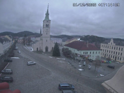 Náměstí, koste sv. Markéty