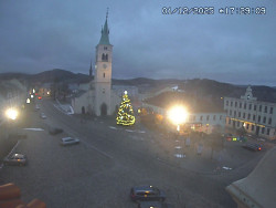 Náměstí, koste sv. Markéty