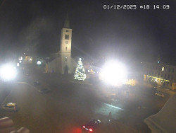 Náměstí, koste sv. Markéty