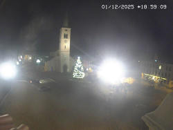 Náměstí, koste sv. Markéty