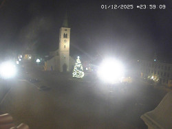 Náměstí, koste sv. Markéty