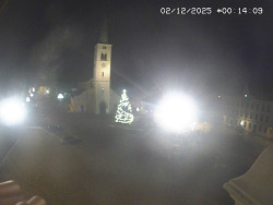 Náměstí, koste sv. Markéty