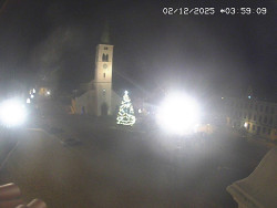 Náměstí, koste sv. Markéty