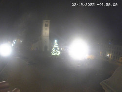 Náměstí, koste sv. Markéty