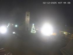 Náměstí, koste sv. Markéty