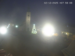 Náměstí, koste sv. Markéty