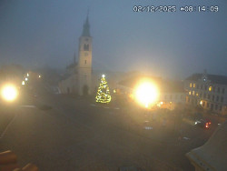 Náměstí, koste sv. Markéty