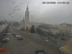 Náměstí, koste sv. Markéty