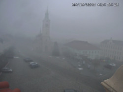 Náměstí, koste sv. Markéty