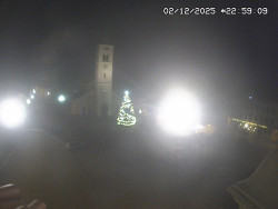 Náměstí, koste sv. Markéty