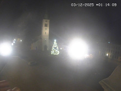 Náměstí, koste sv. Markéty