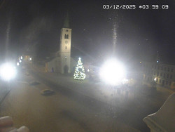 Náměstí, koste sv. Markéty