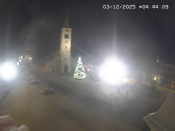 Náměstí, koste sv. Markéty