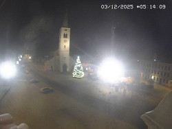 Náměstí, koste sv. Markéty