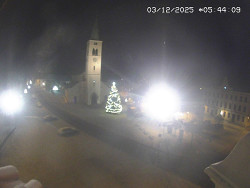 Náměstí, koste sv. Markéty