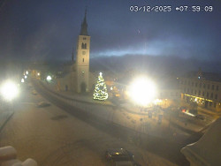 Náměstí, koste sv. Markéty