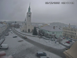 Náměstí, koste sv. Markéty