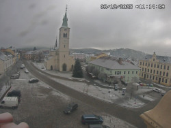 Náměstí, koste sv. Markéty