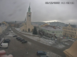 Náměstí, koste sv. Markéty