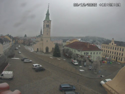 Náměstí, koste sv. Markéty