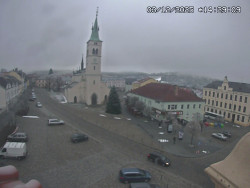 Náměstí, koste sv. Markéty