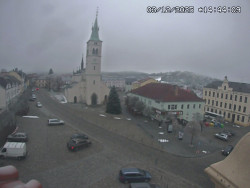 Náměstí, koste sv. Markéty