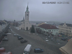 Náměstí, koste sv. Markéty