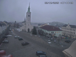 Náměstí, koste sv. Markéty