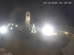 Náměstí, koste sv. Markéty