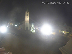 Náměstí, koste sv. Markéty