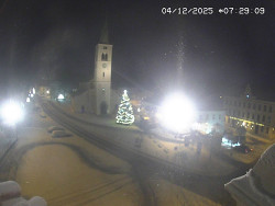 Náměstí, koste sv. Markéty